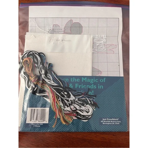 Vintage: Mickey Unlimited • “Jitterbug” (Minnie & Mickey) Cross Stitch Kit - Picture 4 of 7